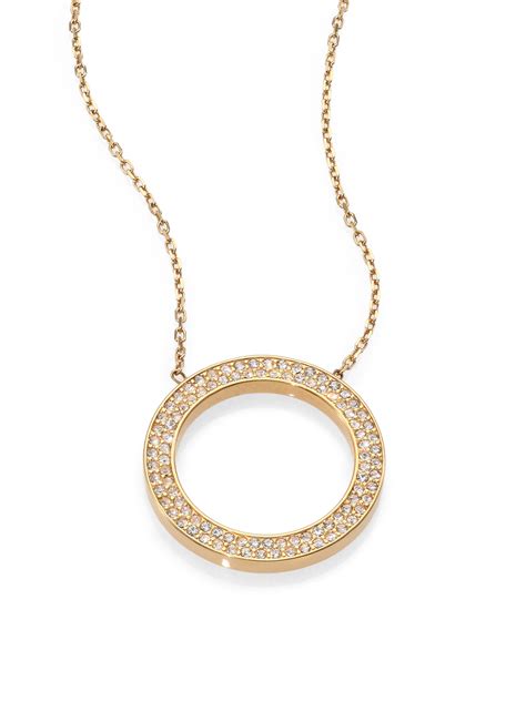 michael kors gold necklace nordstrom|michael kors gold necklace for women.